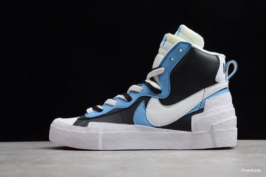 BLUE UNIVERSITY BLAZER NIKE SACAI MID BV0072-001 X 0326